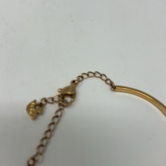 Bracelet with golden water eye with blue and white stone - Picture 5 of 5